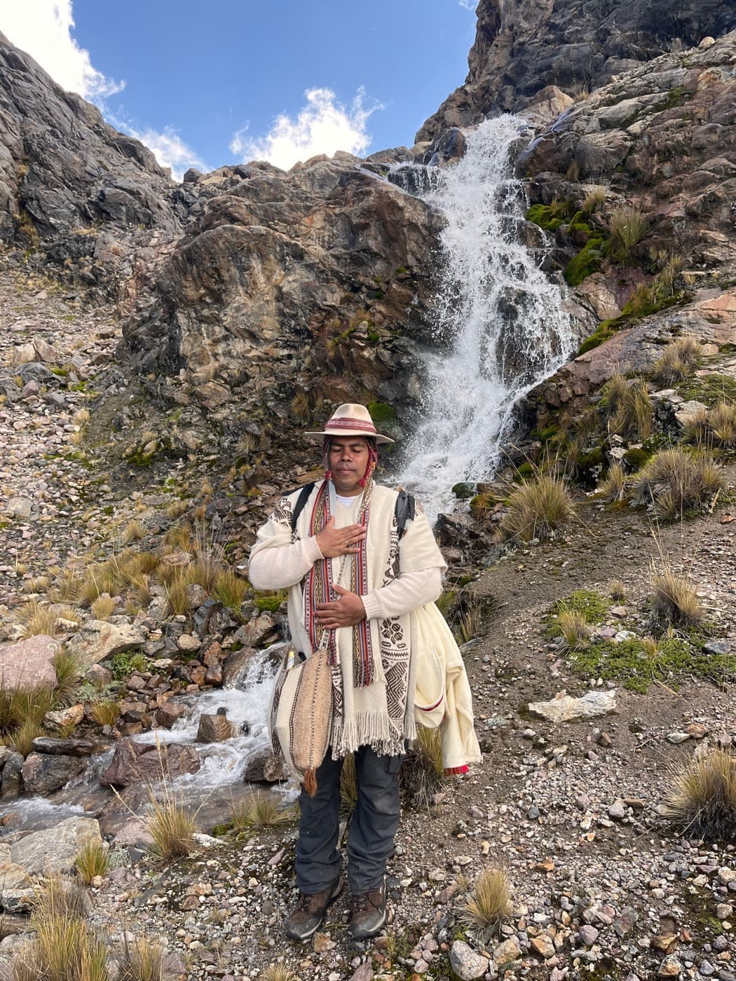 Healing ceremony in the mountains